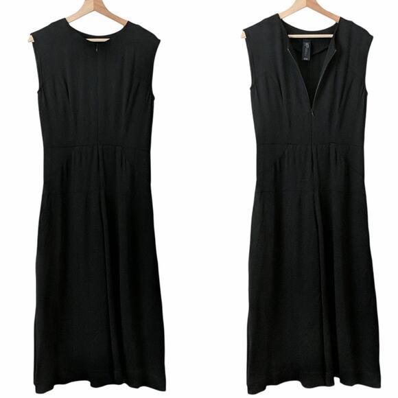Zero + Maria Cornejo Zip Up Front Jumpsuit Black 4
